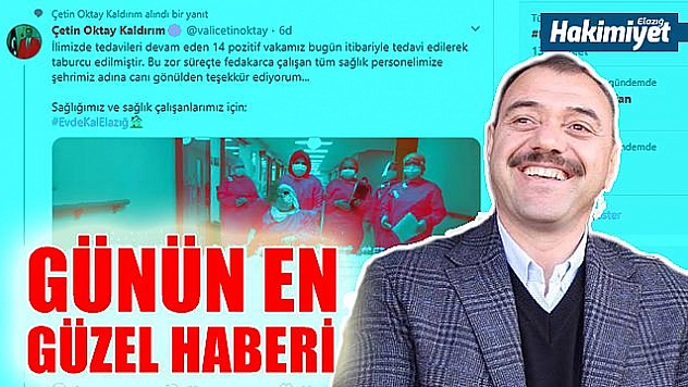 Elazığ'da 14 kişi daha taburcu edildi!