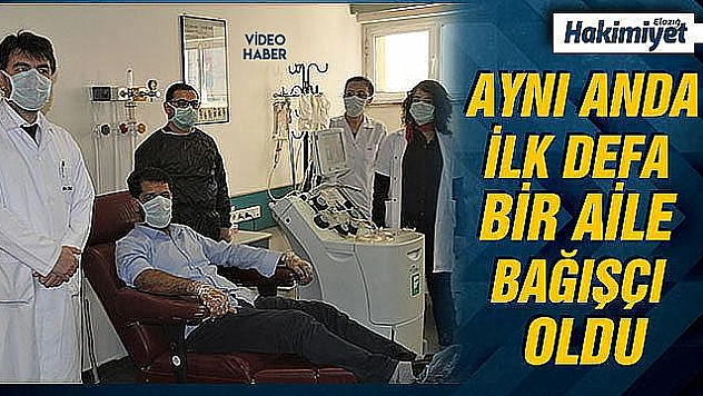 Elazığ'da Koronayı yendiler, ailece 'İmmün Plazma' tedavisi için bağışçı oldular