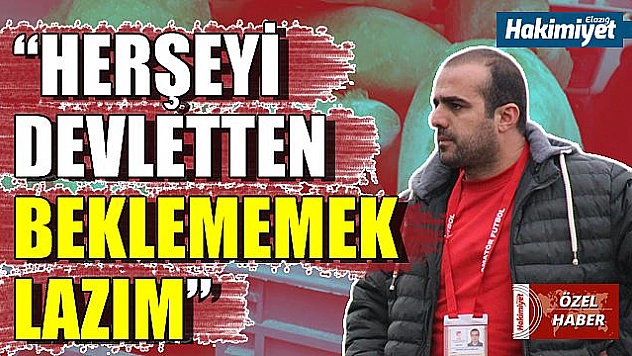 Elazığlı antrenörden ekmek kampanyası!