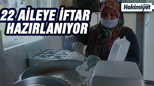 Evlere sıcak iftar servisi yapılıyor