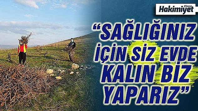 KADIN ÇİFTÇİLERDEN  ANLAMLI KORONAVİRUS MESAJI