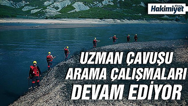 Kayıp Uzman Çavuş Güneş'i arama çalışmaları baraj gölünde yoğunlaştı