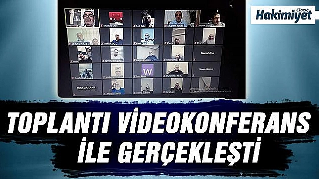 NİSAN AYI İL DİVAN TOPLANTISI VİDEO KONFERANS YÖNTEMİ İLE GERÇEKLEŞTİRİLDİ