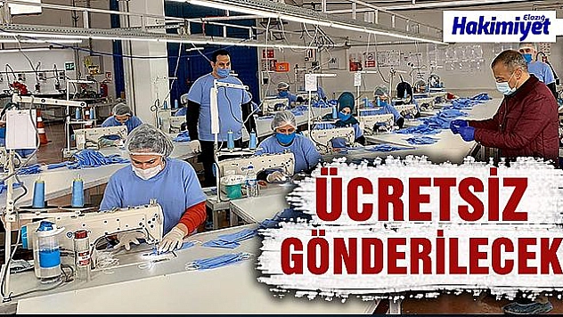 Tunceli'de 200 bin adet maske üretimine başlandı