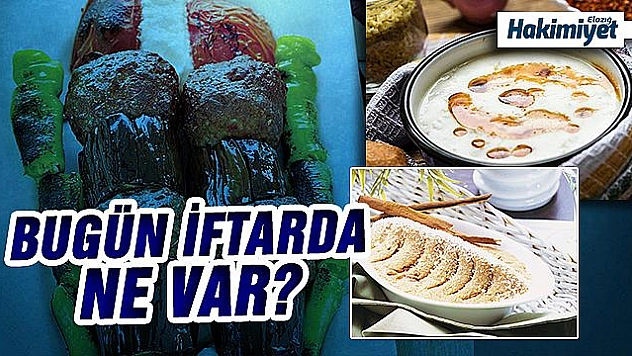 11 Mayıs Ramazan Menüsü