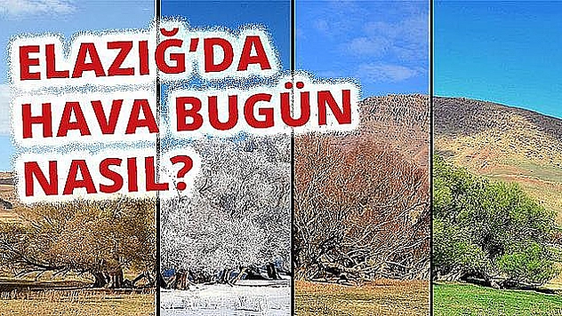 15 Mayıs Elazığ Hava Durumu