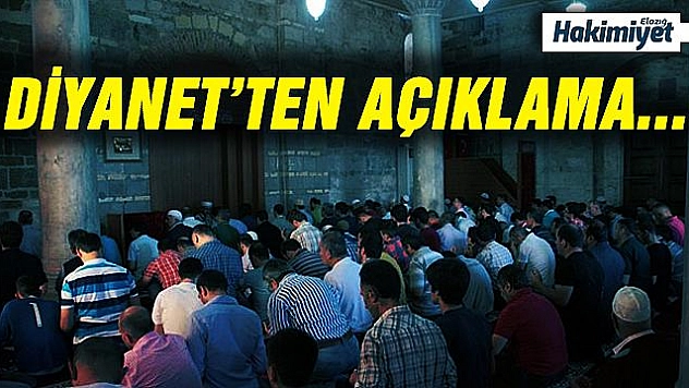 CAMİLERDE BAYRAM NAMAZI KILINMAYACAK