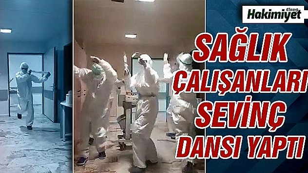 Korona nedeniyle yoğun bakımda hasta kalmayınca sağlıkçılar böyle sevindi