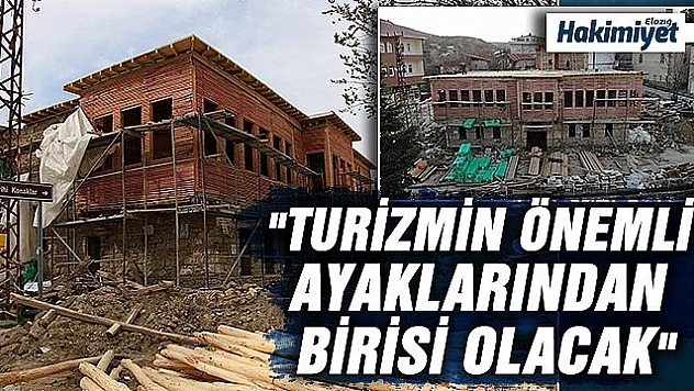 Turizme hizmet edecek 125 yıllık konak restore ediliyor