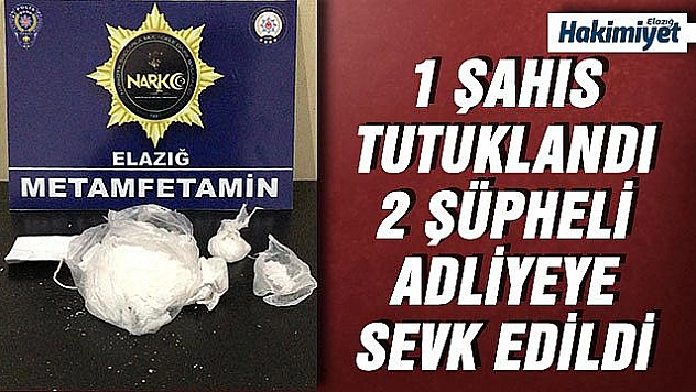 Uyuşturucuyu atıp kaçmaya çalışan şüpheli tutuklandı