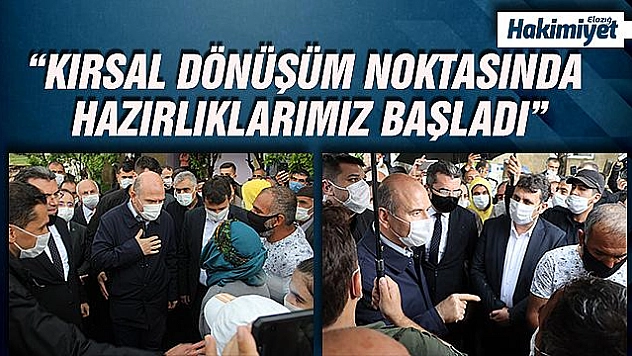 Bakan Soylu: 'Depremde yıkılan taş evlerden dolayı kırsal dönüşüm noktasında hazırlıklarımız başladı'
