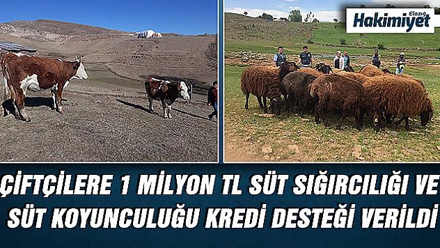 Çiftçilere 1 milyon TL kredi desteği verildi