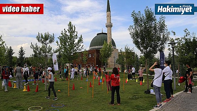 Elazığ'da çocuklara yönelik sosyal mesafeli etkinlik