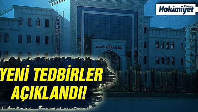 ELAZIĞ'DA İL HIFZISSIHHA MECLİSİ KARARLARI AÇIKLANDI