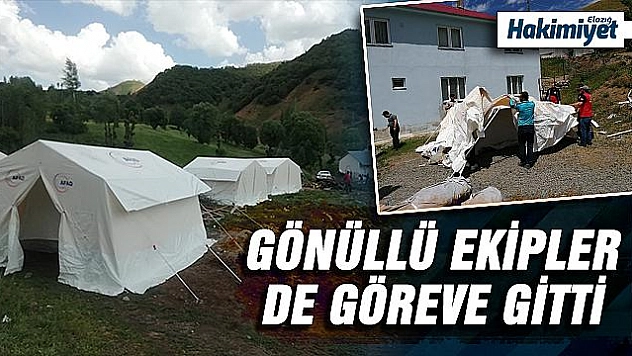 Elazığ'dan, deprem bölgesine destek