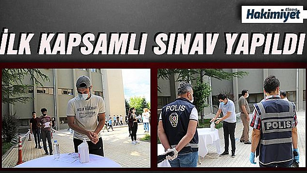 Korona gölgesinde ilk kapsamlı sınav, önlemler dahilinde başladı