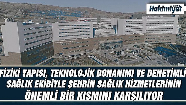 ŞEHİR HASTANESİ ÖNEMLİ GÖREVLER ÜSTLENDİ