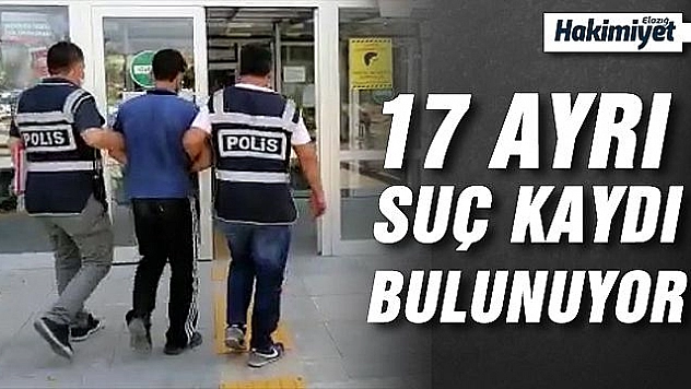 17 suç kaydı olan hırsızlık şüphelisi yakalandı
