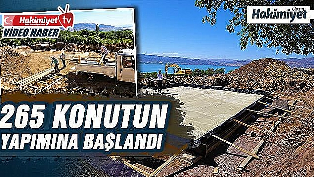 18 köyde konut yapımına başlandı