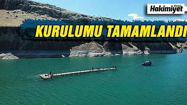9 milyon yıllık kanyonlar için iskeleler çekilerek, kuruldu