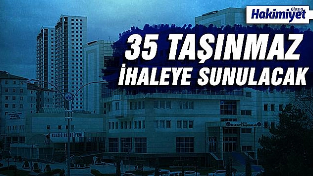 ELAZIĞ BELEDİYESİNDEN ARSA SATIŞI