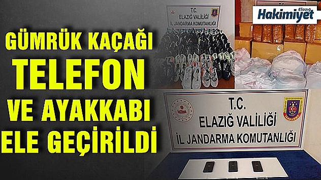 Elazığ'da 1 ton 110 kilo tütün ele geçirildi
