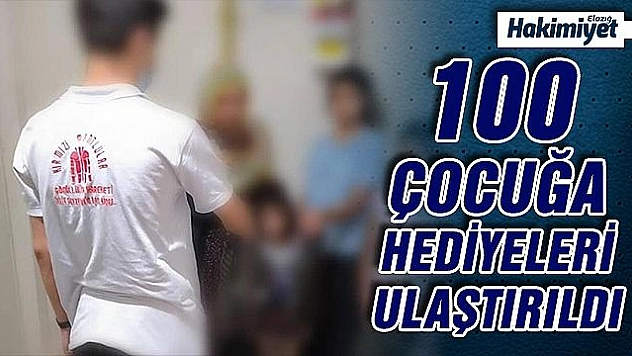 Elazığ'da tuhafiyeciler 150 çocuğu sevindirdi