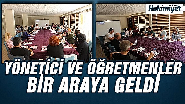 FIRAT ÜNİVERSİTESİ YÖNETİCİLERİ VE REHBER ÖĞRETMENLER TOPLANTIDA BULUŞTU