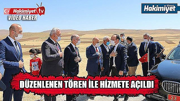 KAPLIKAYA KÖYÜ İÇME SUYU TESİSİ TÖRENLE HİZMETE AÇILDI