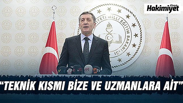 Milli Eğitim Bakanı Selçuk: 'Biz veriye dayalı olarak karar veriyoruz'