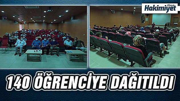Öğrencilere eğitim seti dağıtıldı
