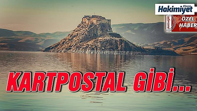  'Pertek Kalesi' Doğal Güzelliği ile Dikkat Çekiyor