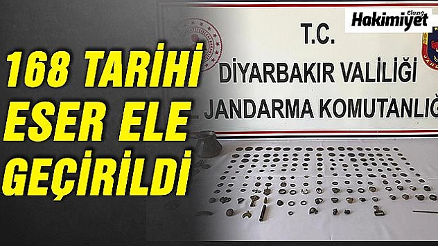 Roma ve İslami döneme ait 168 tarihi eser ele geçirildi