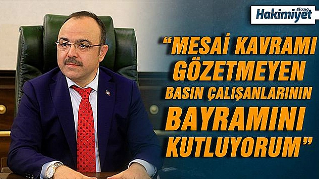 VALİ YIRIK:' BASIN KURULUŞLARIMIZ,DEMOKRATİK TOPLUM DÜZENİNİN KORUNMASININ EN BÜYÜK GÜVENCESİDİR'