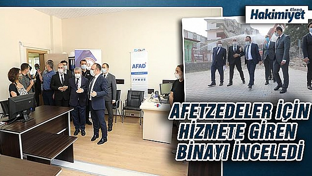 Vali Yırık, incelemelerde bulundu