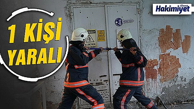 Elazığ'da trafo patladı