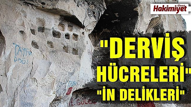 Kaya konutları 'İn delikleri' dikkat çekiyor