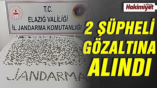 Roma dönemine ait bin 188 adet tarihi eser ele geçirildi