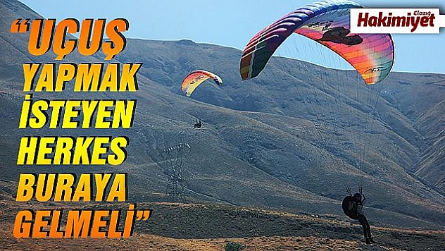 Terörden temizlenen dağlar, yamaç paraşütüyle renklendi