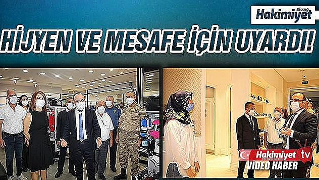 Vali Yırık'dan Covid-19 denetimi