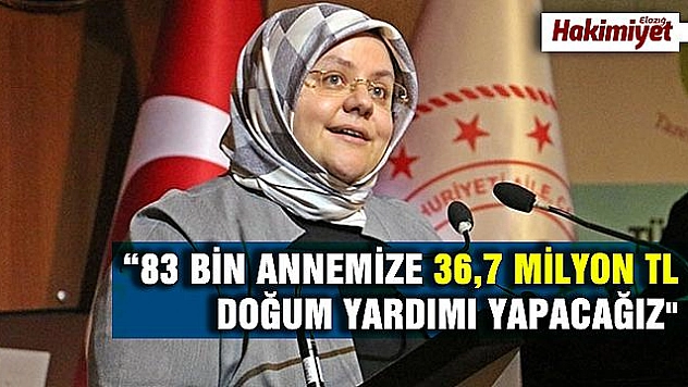 Aile, Çalışma ve Sosyal Hizmetler Bakanlığı, annelere doğum yardımını sürdürüyor
