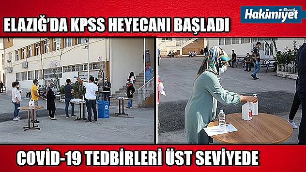 Covid-19 tedbirleri kapsamında KPSS heyecanı