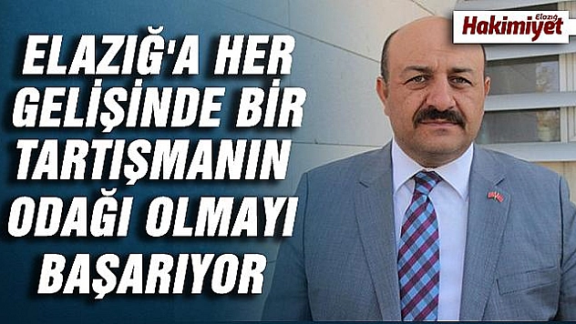 Demir: 'Demirbağ, bir özrü Elazığ halkına çok gördü'