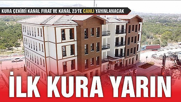 DEPREM KONUTLARI İÇİN İLK KURA SALI GÜNÜ ÇEKİLECEK