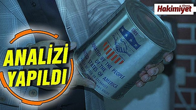 Elazığ'da okul çatısında bulunan ABD'nin 50 yıl önce gönderdiği yağların analizi yapıldı