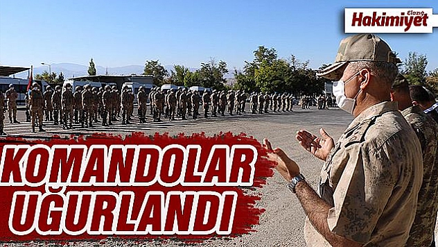 Elazığ Jandarma Komando Tabur Komutanlığı (Serhatlar) Suriye'ye uğurlandı