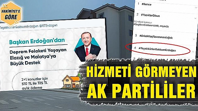 HİZMETİ GÖRMEYEN AK PARTİLİLER