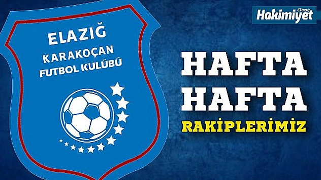 Karakoçan FK'nın ilk yarı fikstürü