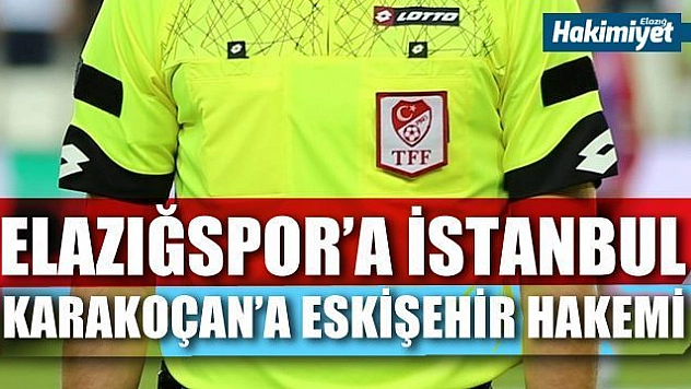 MHK, hakemleri açıkladı