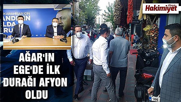 Milletvekili Ağar, Genel Merkezin Görevlendirmesi İle Afyon'da